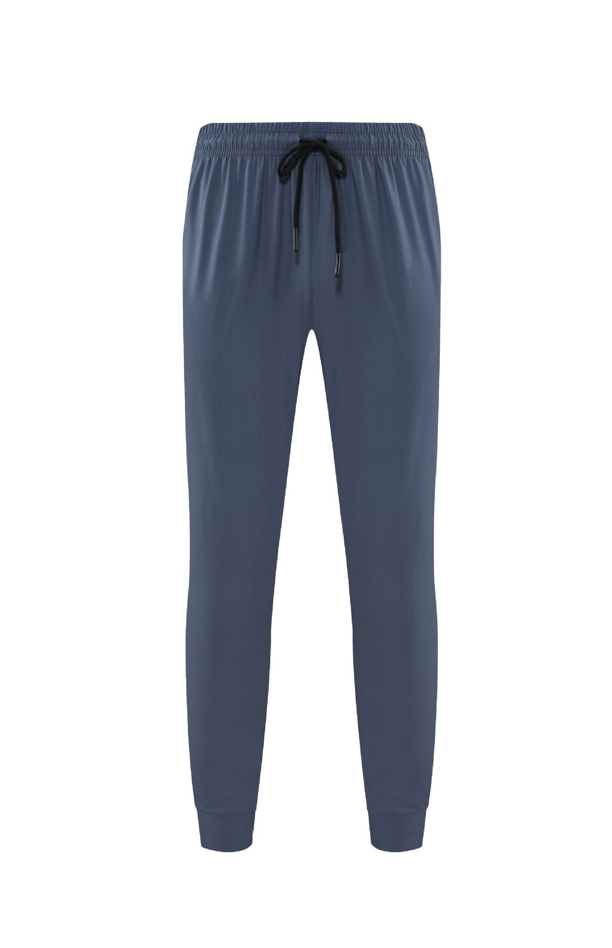 Men's Quick-Dry Loose-Fit Sportswear Pants in Black, Haze Blue, or Light Gray for Spring and Summer Workouts.
