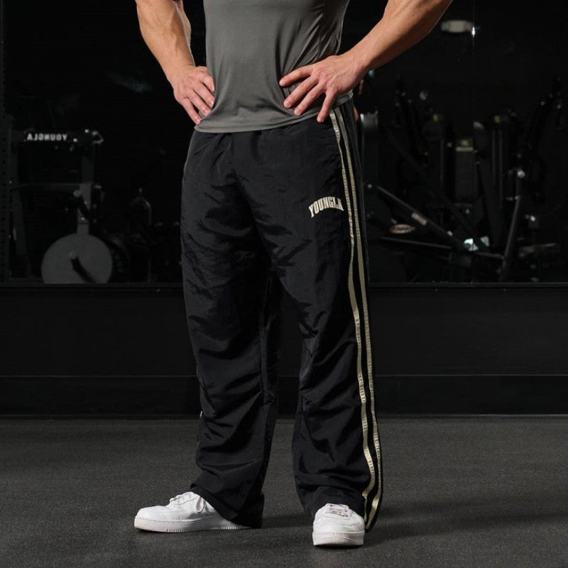Quick-Dry Men's Athletic Pants in Multiple Colors for Gym & Running. High-Quality Nylon, Moisture-Wicking, Full-Length Fit. Sizes M-XXXL.