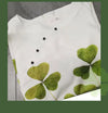 Flowy floral top with elastic waist pants for comfort and style.