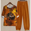 Vibrant floral two-piece set that enhances comfort and confidence.