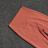 Nylon spandex high-waist yoga leggings in blue, designed for comfort and flexibility.