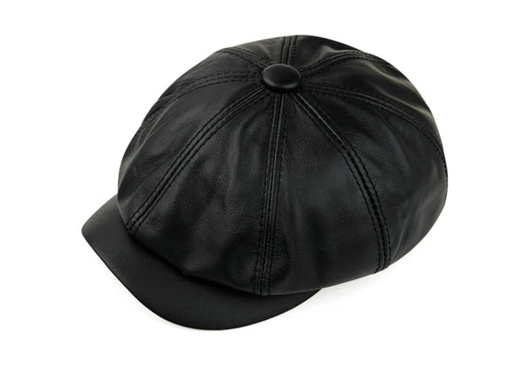 Stylish black beret featuring a snug fit for active urban lifestyles.