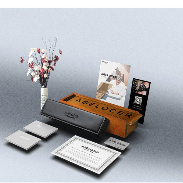 Elegant watch with a skeleton design, revealing the tourbillon mechanism.