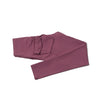 Purple high-waist leggings for women, featuring breathable and stretchy material.