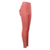 Women's high-waist purple yoga leggings, breathable and moisture-wicking fabric.