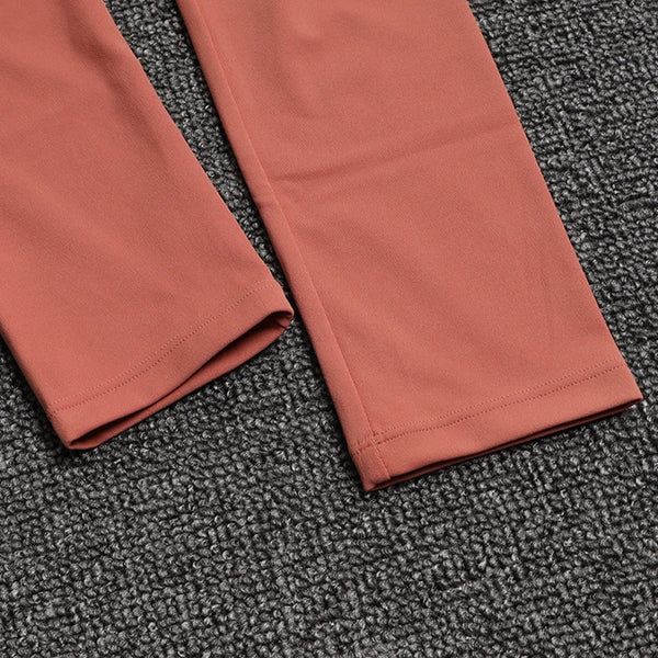 Purple quick-dry leggings for women, featuring a high waist and seamless design.