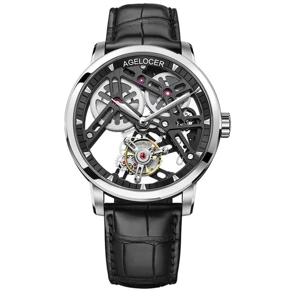 Luxury skeleton watch with a modern aesthetic and superb accuracy.