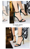 Suede cutout stilettos perfect for cocktail parties