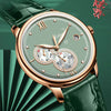 LOBINNI ladies' watch with stainless steel case and sapphire crystal display.