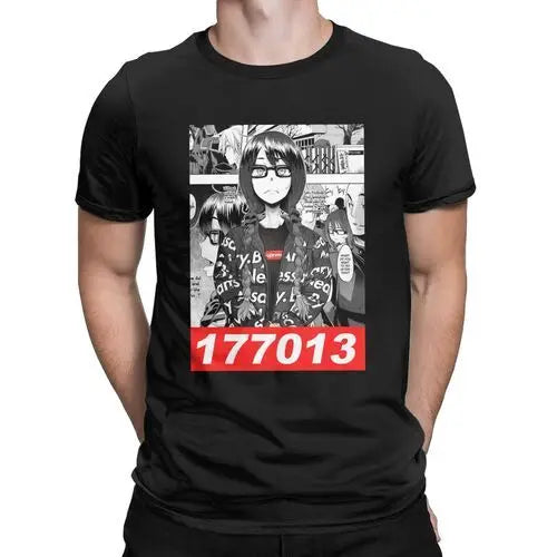 Side view of the Manga Majesty Tee, illustrating its true-to-size fit.