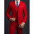 Model showcasing the elegant men's 3-piece suit at a banquet.