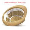 Men's straw fedora hat showcasing breathable material for comfort on hot days.