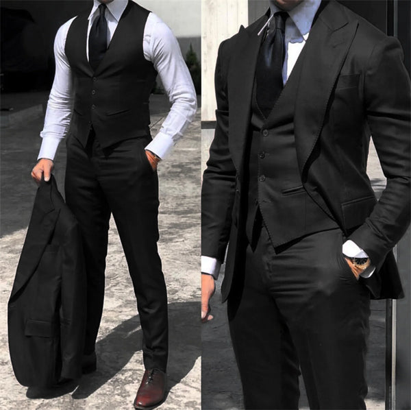 Side view of the suit, showcasing the breathable comfort and high-quality fabric.