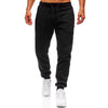 Drawstring joggers with spliced sportswear design for active lifestyle wear