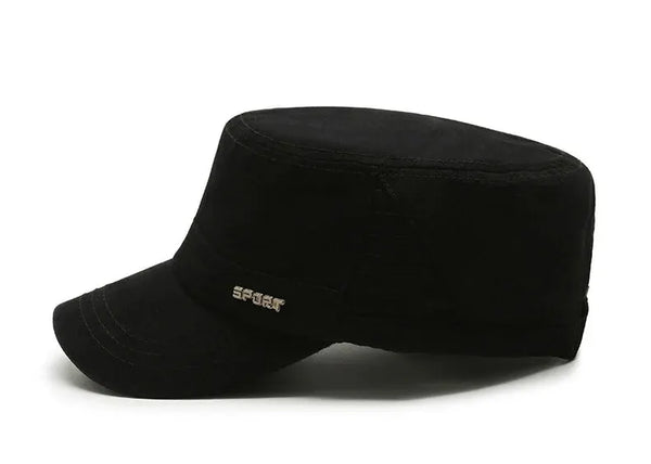 Gray adjustable cap offering comfort for all-day wear.
