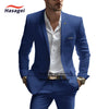 Elegant white summer suit for men, slim fit, notch lapel, perfect for weddings and business events, crafted from premium wool