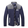 Back view of the stylish Winter's Whisper jacket with subtle quilting.