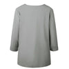 Elegant long sleeve office blouse for women in various colors, featuring a double-breasted closure and slim fit for professio