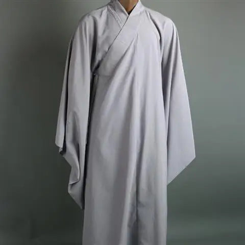 Traditional Zen garment in soft tones, perfect for peaceful moments.
