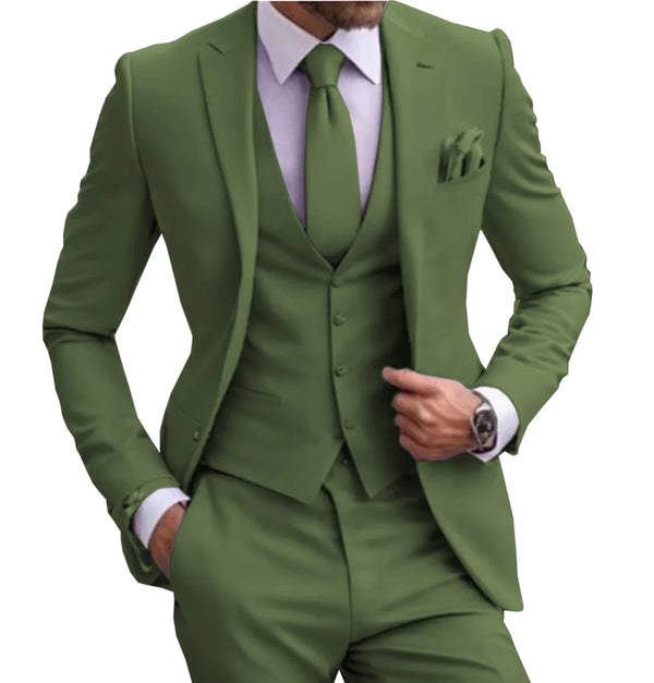 Men's formal suit in lilac, perfect for all seasons and occasions.