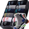 Athletic crew socks in a stylish design, perfect for basketball and other high-intensity sports.