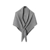 Stylish triangle scarf shawl for women in soft wool blend.