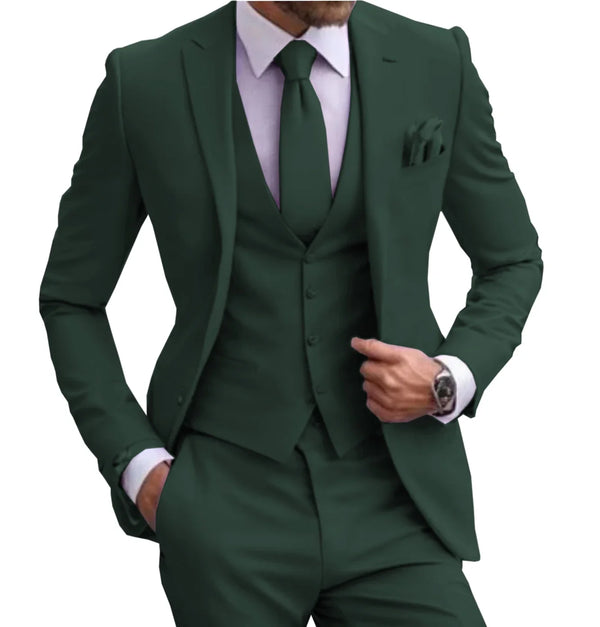 Elegant lilac suit displayed in a well-lit setting, emphasizing its color and design.
