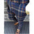 Plaid slim fit suit pants for men, stylish and casual, perfect for autumn and winter, made from premium polyester.