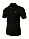 Comfortable knit polo for men in low-maintenance fabric