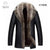 Warm winter jacket with a stylish raccoon fur collar.