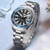 Yelang V1214 solar watch on a wrist, perfect for casual and professional attire.