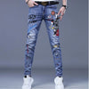 Midnight Rider Jeans folded neatly, highlighting the premium denim quality.
