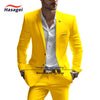 Elegant white summer suit for men, slim fit with notch lapel, perfect for weddings and business events, crafted from wool.