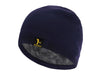 Mustard yellow Winter Whisperer Beanie, trendy and warm, perfect for winter sports and casual wear.