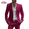 Elegant white summer suit for men, slim fit, notch lapel, perfect for weddings and business events, crafted from premium wool
