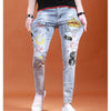 Midnight Rider Jeans worn with a leather jacket for a rugged, stylish look.