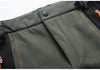 Durable waterproof hiking pants with warm fleece lining and secure zipper