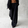 Wide leg pants paired with accessories for brunch outfit, effortless style transition
