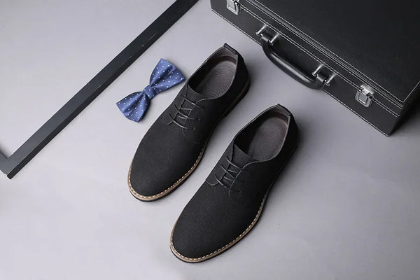 Sleek and stylish lace-up shoes for formal wear.