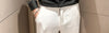 Elegant men's embroidered white long sleeve shirt with turn-down collar, perfect for casual and social events.