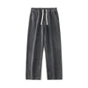 Premium cotton blend wide-leg jeans offering unrestricted movement and comfort