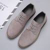 Comfortable lace-up dress shoes in high-quality PU leather.