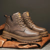 Close-up of Urban Trailblazer Boots showcasing durable rubber outsole and mid-calf rise.