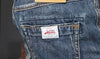 Men's durable denim jeans in a classic straight-leg fit.