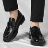 Stylish slip-on loafers with breathable PU lining for all-day comfort.