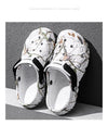 Men's casual slides with ergonomic design and non-slip outsole pattern