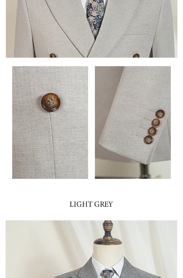 Midnight Poise suit paired with a crisp white shirt, perfect for formal occasions.