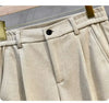 Slim-fit woolen trousers for professional and casual styling