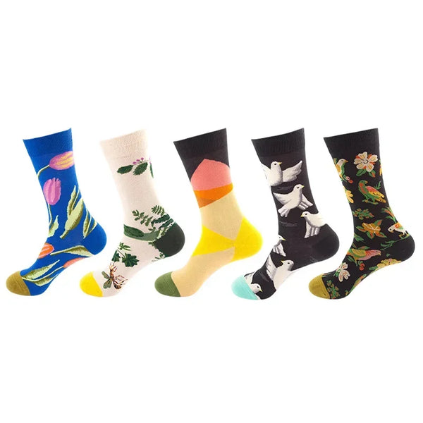 Vibrant dress socks that showcase personality in a professional way.
