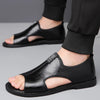 Comfortable brown leather sandals designed for modern men's casual wear